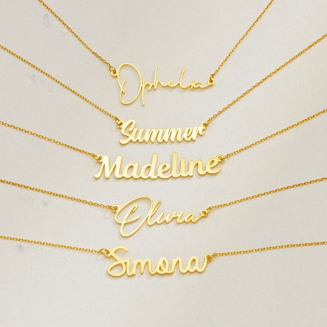 Custom Name Necklace for Women