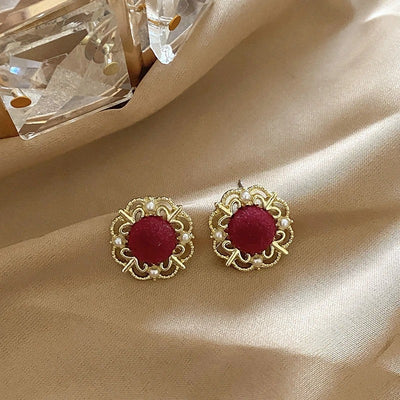 Vintage Dripping Oil Earrings
