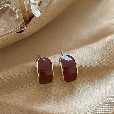 Vintage Dripping Oil Earrings