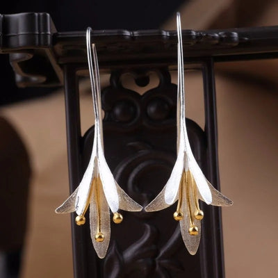 Floral Carved Earrings