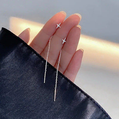 Star Tassel Drop Earrings