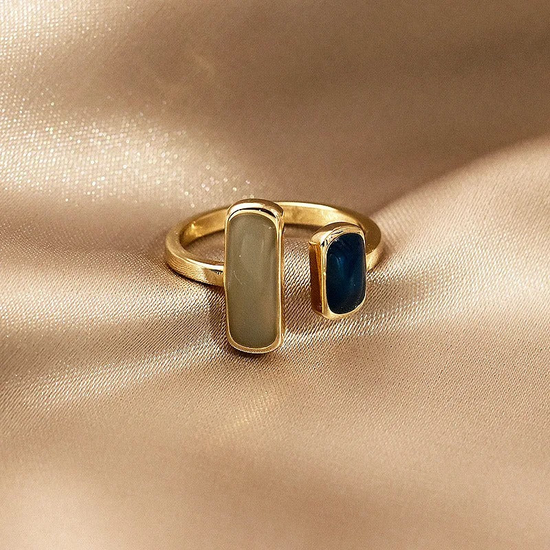 Colorful Drip Glaze Ring Women