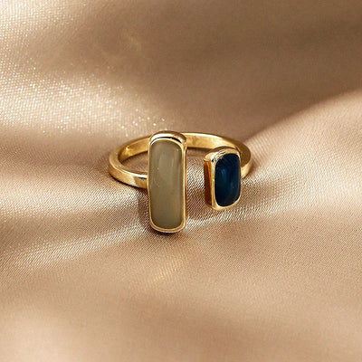 Colorful Drip Glaze Ring Women