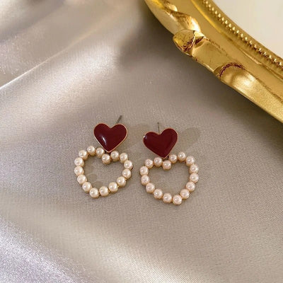 Vintage Dripping Oil Earrings