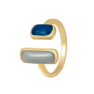 Colorful Drip Glaze Ring Women