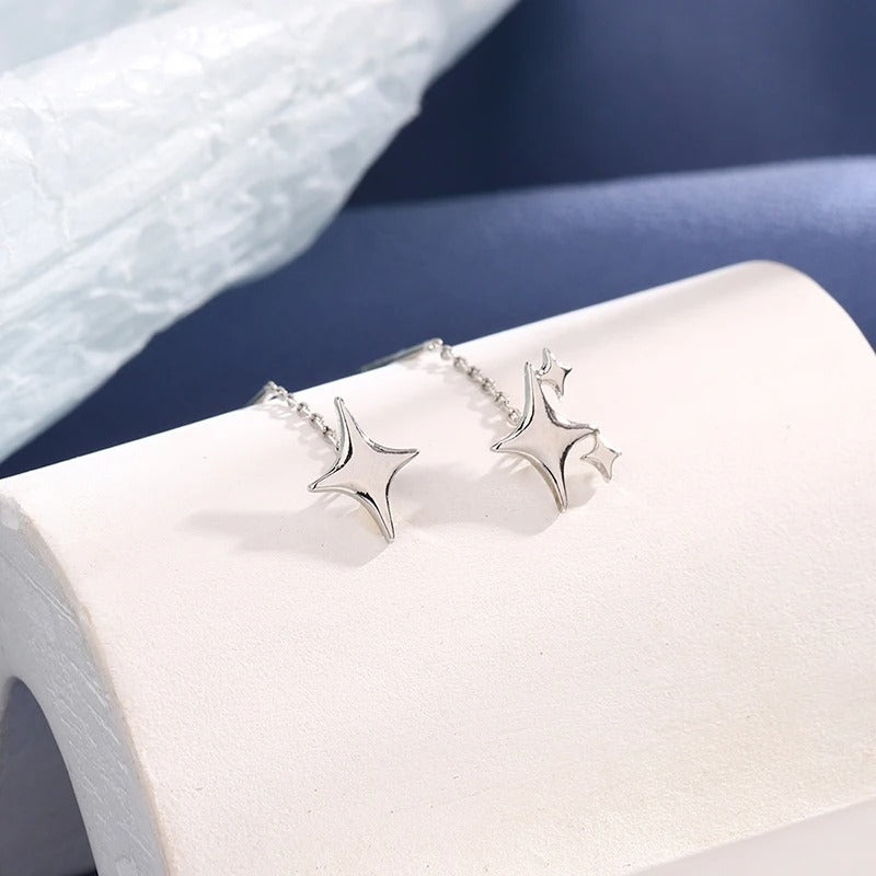 Star Tassel Drop Earrings