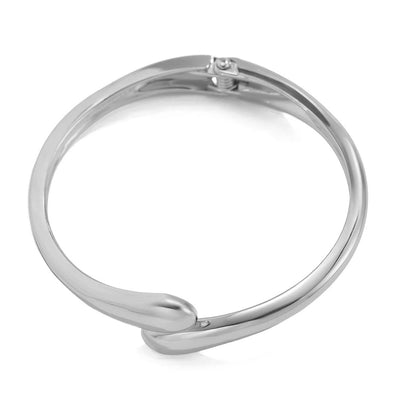 Wide Gold and Silver Bangle Ring