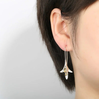 Floral Carved Earrings