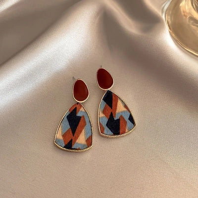 Vintage Dripping Oil Earrings