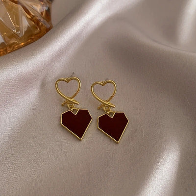 Vintage Dripping Oil Earrings