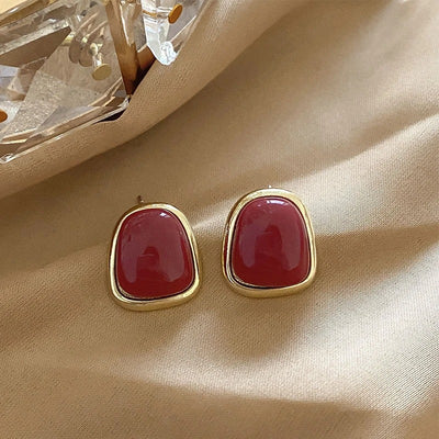 Vintage Dripping Oil Earrings