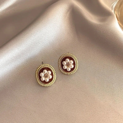 Vintage Dripping Oil Earrings