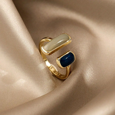 Colorful Drip Glaze Ring Women