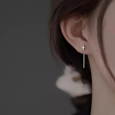 Star Tassel Drop Earrings