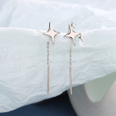 Star Tassel Drop Earrings