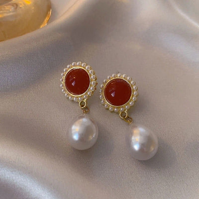 Vintage Dripping Oil Earrings